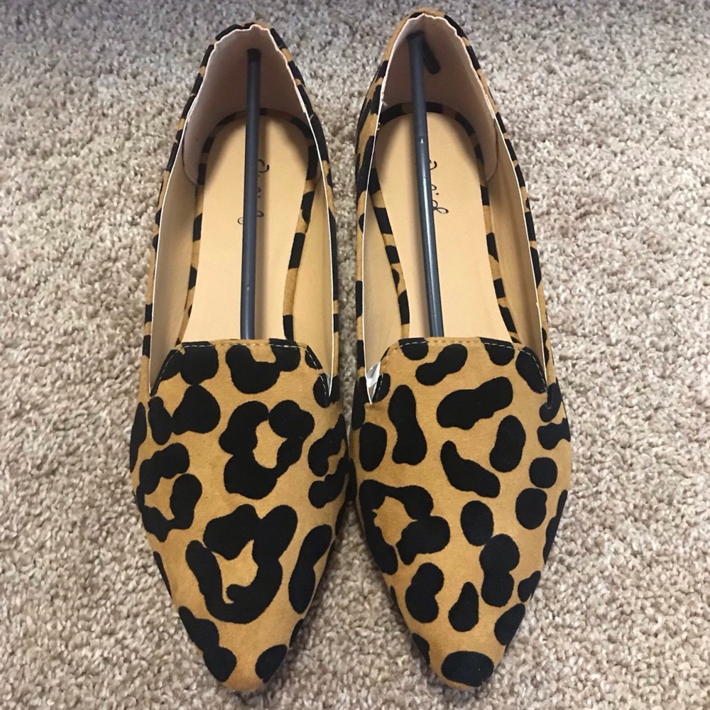 NWB Qupid Leopard Flat 8.5